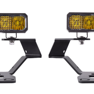 Diode Dynamics 2021 Ford Bronco Sport Stage Series 2in LED Ditch Light Kit - Sport Yellow Combo