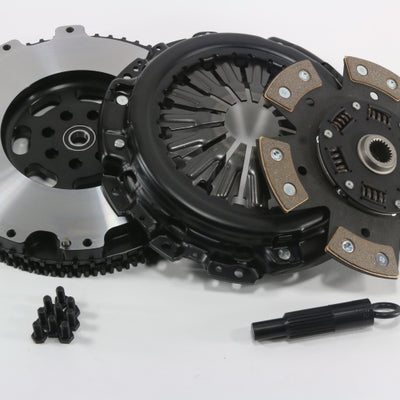 Competition Clutch 10-14 Genesis Turbo Stage 4 - 6 Pad Ceramic Clutch Kit w/Steel FW