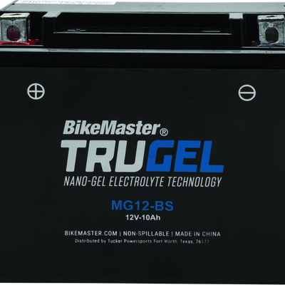 BikeMaster TruGel Battery - MG12-BS