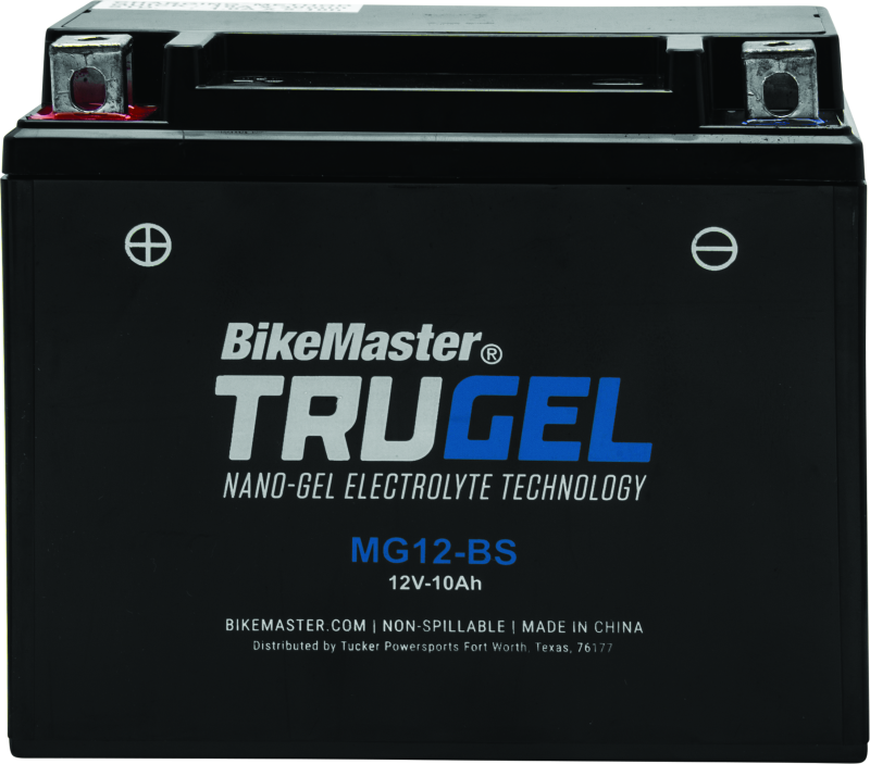 BikeMaster TruGel Battery - MG12-BS