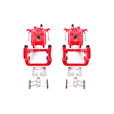 Power Stop 01-03 Acura CL Rear Red Calipers w/Brackets - Pair