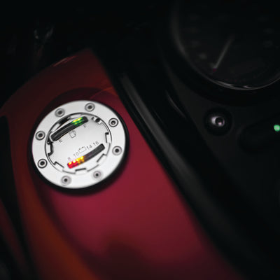 Kuryakyn Informer LED Fuel & Battery Gauge Chrome