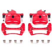 Power Stop 98-02 Honda Accord Front Red Calipers w/Brackets - Pair