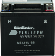 BikeMaster AGM Battery - MS12-5L-BS