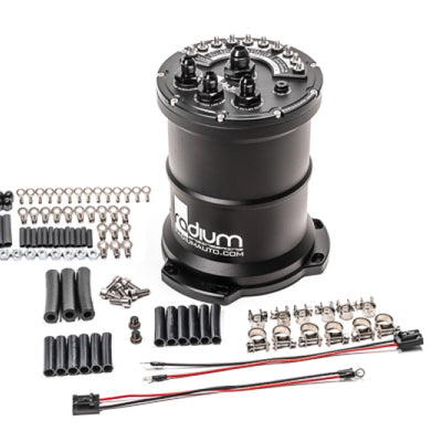 Radium Multi-Pump Fuel Surge Tank Fits Walbro GSS342 / AEM 50-1200 / DW4 (Pumps Not Included)