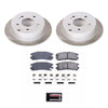 Power Stop 04-12 Mitsubishi Galant Rear Semi-Coated Rotor Kit