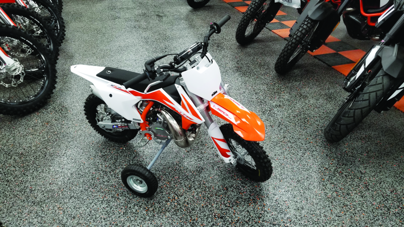 BikeMaster 12-Up KTM 50 SX Mini Training Wheels
