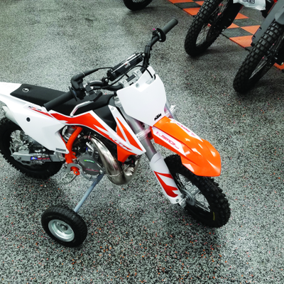 BikeMaster 12-Up KTM 50 SX Mini Training Wheels