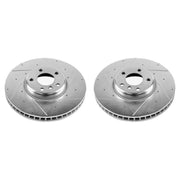 Power Stop 10-17 BMW 535i GT Front Evolution Drilled & Slotted Rotors - Pair