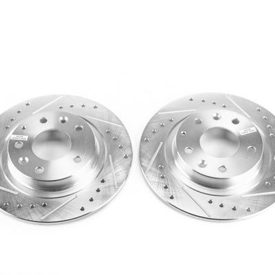 Power Stop 16-18 Mazda CX-3 Rear Evolution Drilled & Slotted Rotors - Pair