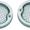 Kuryakyn Mesh Turn Signal Bezels 3-1/4in Chrome