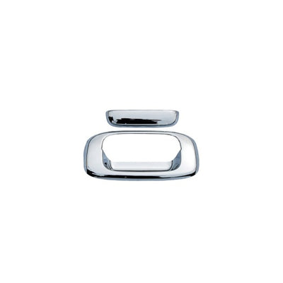 AVS 15-18 Chevy Silverado 1500 (w/Rear Camera) Tailgate Handle Cover 2pc - Chrome
