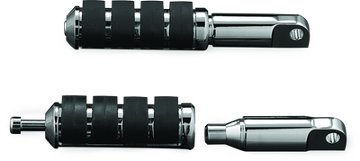 Kuryakyn Male Mount 2-1/2inch Footpeg Extension Chrome (Pair)