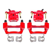 Power Stop 09-13 Subaru Forester Rear Red Calipers w/Brackets - Pair