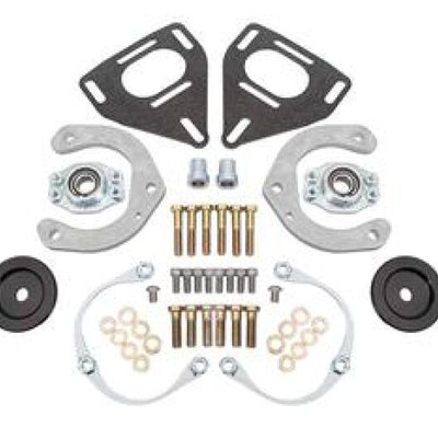 BMR 16-24 Chevrolet Camaro Caster Camber Plates (Coil-Over Only) - Black Hammertone