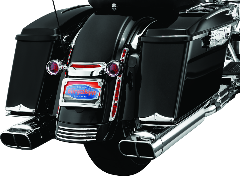 Kuryakyn Rear Fender Accents FLHRXS / FLHX/FLHXS / FLTRX/XS Models Chrome