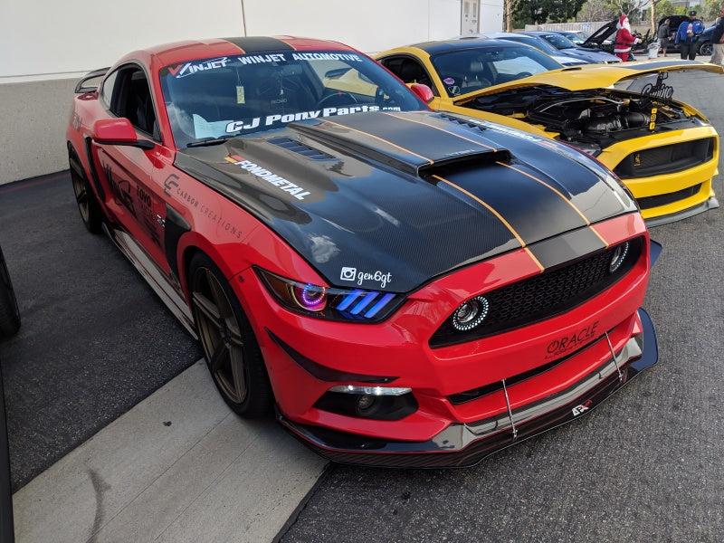 Oracle 15-17 Ford Mustang V6/GT/Shelby Dynamic DRL w/ Halo Kit - ColorSHIFT - Dynamic