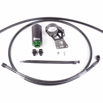 Radium Engineering Mitsubishi Evo X Fuel Hanger Feed Kit - Microglass Filter