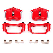 Power Stop 00-03 Cadillac DeVille Rear Red Calipers w/Brackets - Pair