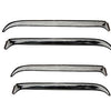 AVS 73-91 Chevy CK Ventshade Front & Rear Window Deflectors 4pc - Stainless