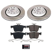 Power Stop 15-19 Volkswagen Golf R Rear Semi-Coated Rotor Kit