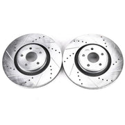 Power Stop 13-18 Ford Focus Front Evolution Drilled & Slotted Rotors - Pair