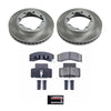 Power Stop 90-00 GMC K3500 Front Semi-Coated Rotor Kit