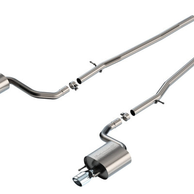 Borla 16-17 Lexus IS200T / 18-24 Lexus IS300 2.25in S Type Cat Back 4.25in Tip - Stainless Steel Tip