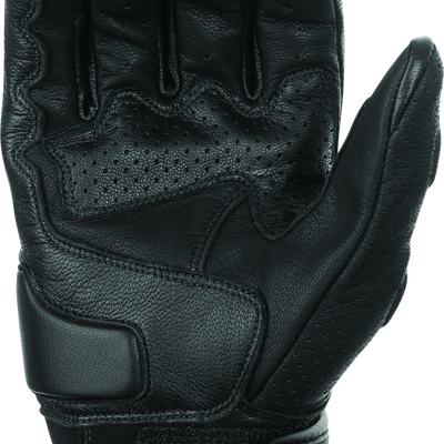 Speed and Strength Twist of Fate Leather Gloves Black - Small