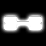 ORACLE Lighting Universal Illuminated LED Letter Badges - Matte Wht Surface Finish - X