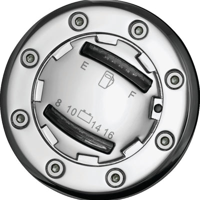 Kuryakyn Informer LED Fuel & Battery Gauge Chrome