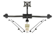 BMR 14-19 Chevrolet Corvette C7 Bolt-On Parachute Mount - Black Hammertone