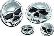 Kuryakyn Replacement Components Zombie Medallions 1in Diameter Chrome