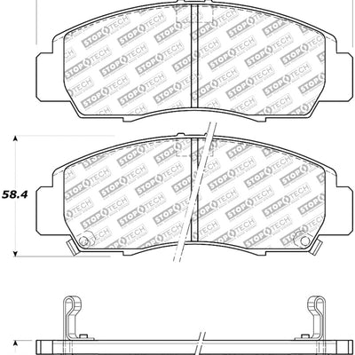 StopTech Street Select Brake Pads - Front/Rear