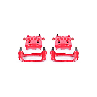 Power Stop 05-06 Saab 9-2X Front Red Calipers w/Brackets - Pair