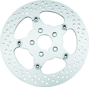 Bikers Choice 00-17 Big Twin 11.5 Inch Polished Front Stainless Mirror Fltg Rotor Repl H-D 44156-00