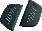 Kuryakyn Premium Passenger Board Inserts 86-Up Touring Models Black