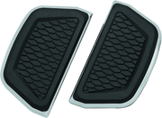 Kuryakyn Hex Passenger Board Inserts Chrome