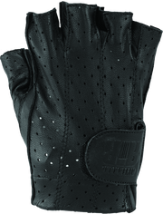 Kuryakyn Leather By River Road Tucson Shorty Gloves Black - XL