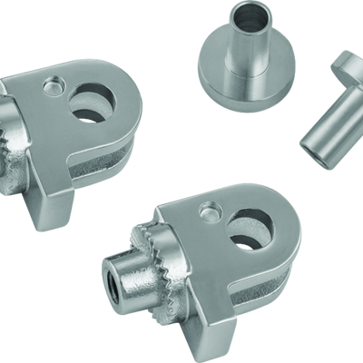 Kuryakyn Splined Peg Adaptor Triumph Chrome