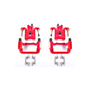 Power Stop 05-12 Nissan Pathfinder Rear Red Calipers w/Brackets - Pair