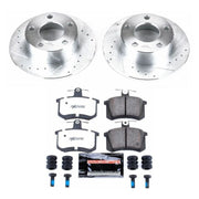 Power Stop 95-97 Audi A6 Rear Z26 Street Warrior Brake Kit
