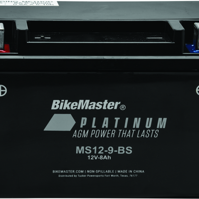 BikeMaster AGM Battery - MS12-9-BS