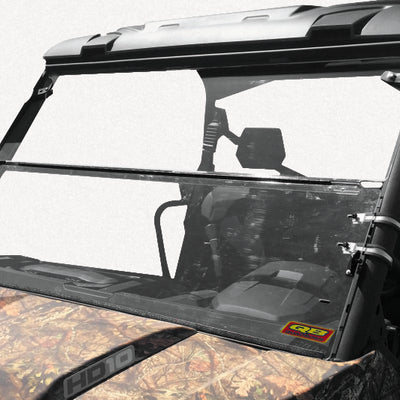 QuadBoss 16-22 Can-Am Defender HD10 Folding Windshield