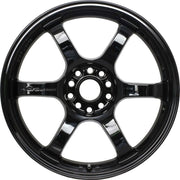 Gram Lights 57DR 18x9.5 +38 5x120 Glossy Black Wheel