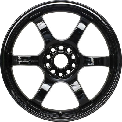 Gram Lights 57DR 18x9.5 +38 5x120 Glossy Black Wheel