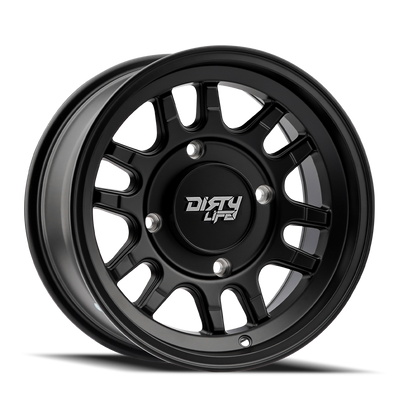 Dirty Life 9310s Canyon Sport SXS 14x7 / BLANK BP / 13mm Offset / 106.25mm Hub Matte Black Wheel