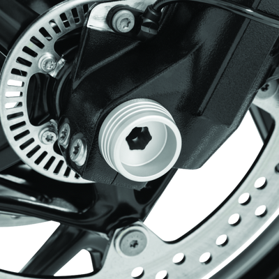 Kuryakyn Lodestar Front Axle Slider Silver