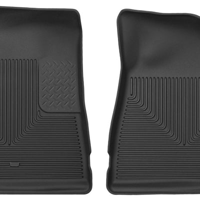 Husky Liners 08-15 Buick Enclave / 07-15 GMC Acadia X-Act Contour Black Front Seat Floor Liners