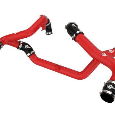 aFe 22-23 Ford Explorer BladeRunner Aluminum Hot and Cold Charge Pipe Kit - Red